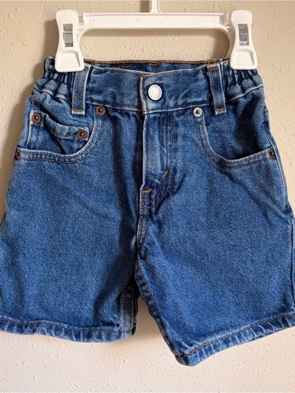 Vintage Levi’s 566 Classic Blue Denim Kids Shorts